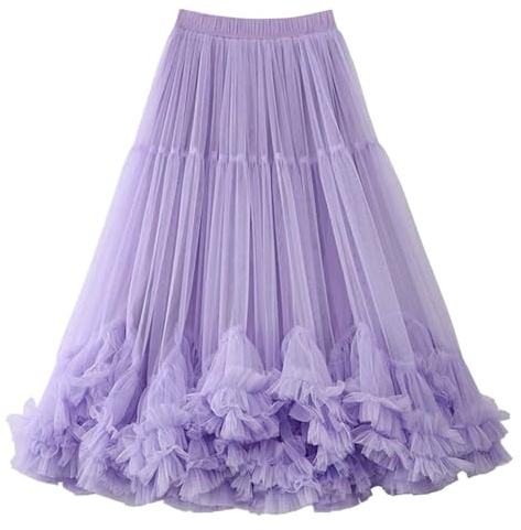 Gonna Tulle Donna Gonne Tulle Donna Sottogonna 2Xl Tutu Bambina Gonna Satin Gonne Da Tutu Halloween Minigonna In Pelosa Danza Elegante Bianca Bambina Mini Pirata Danza Classica Lungo Curvy Bianca