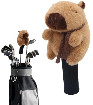 Per Driver da Golf, con disegno animale di peluche | Golf Numerato 3, 5 per testa | per Tees, Marcatore di palle, Sport di, Vacanze, uomini e donne