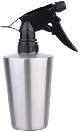 Alipis Bottiglia Spray in Acciaio Inox 350ml Argento, Spruzzino per Piante in Vaso e Felci, Uso Interno e Giardino Privato, Leggera e Resistente alla Ruggine