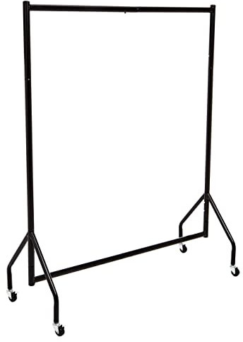 Amazon Basics Robuster Kleiderständer, 1,21 x 1,52 m, Schwarz