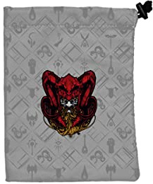 Ultra PRO - Treasure Nest - Fire Giant - for Dungeons & Dragons Dice Pouch, Dice Bag Perfect for On The Go, Store Up to 100 Gaming Dice and RPG Game Accessories
