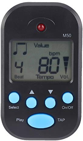 Mini Metronom, Clip-On Digital Beat Tempo Metronome LCD Portable Multifunktions-Clip Auf Beat-Tempo Multifunktional Tragbares Clip-On-LCD-Metronom für Piano Klavier Violine Gitarre Flute Instrumente