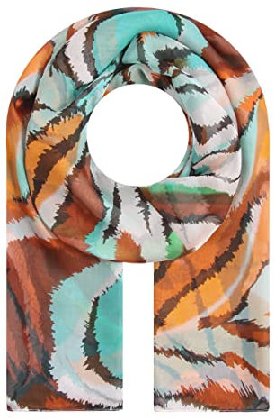 Majea Damen Seidentuch, türkis Damen Artikel-Nr.441901