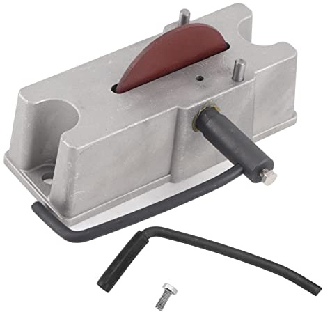 Kolbenringfeiler Werkzeug, Manueller Kolbenringschleifer Zum Reparieren, Manueller Kolbenringfeiler 66785 66786 Hartmetall Schleifscheibe aus Aluminiumlegierung mit Körnung 120 für die Reparatur