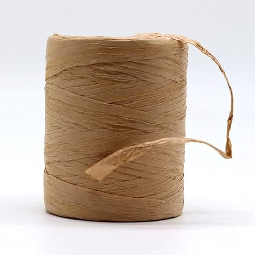 Garn Festes Garn zum Häkeln von Basttaschen Beliebtes Sommer-Bastband DIY Handstricken von Bast-Strohhüten 180 Meter