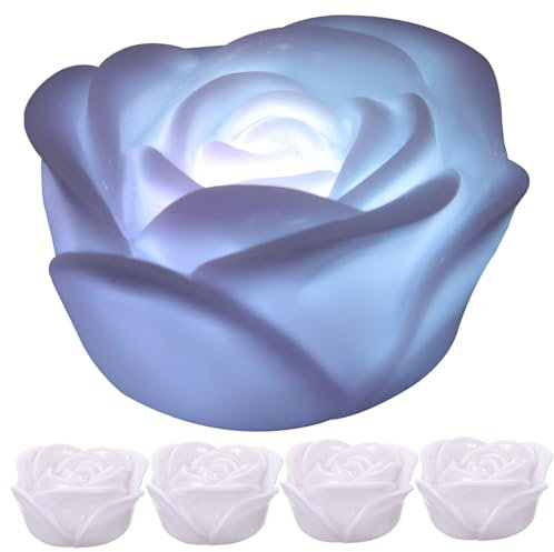 DOITOOL 15stücke Nachtlicht Mit Simulierten Rosen Romantische Elektronische Lampe Farben Für Hochzeiten Und Feste Dekoration Für Zuhause Und Garten