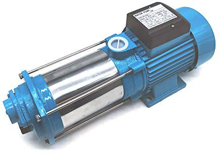 WooDerson Kreiselpumpe Selbstansaugend Leise 10 Bar Gartenpumpe 4000L/H 2200W Wasserpumpe Max Ansaugtiefe 10 m, Max Förderhöhe 100m, 2850RPM, IP44 Schutzart