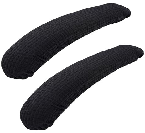 YQQYG 1 Pair Office Chair Arm Armrest Covers, Stretchable Water Resistant Stretch Desk Chair Arm Covers for Office Chair Desk Chair Gaming Chair, Easy Install & Clean, Comfortable