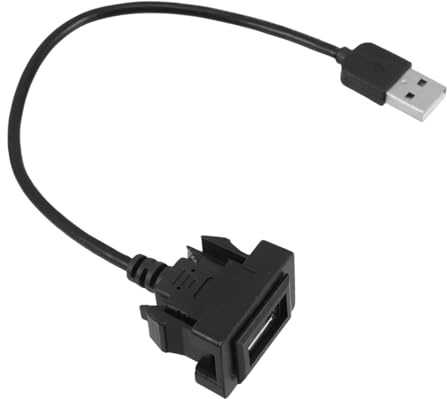 SOLUSTRE Adaptateur USB pour Voiture Alimentation USB Câble Extension pour Tableau De Bord Compatible avec Toyota
