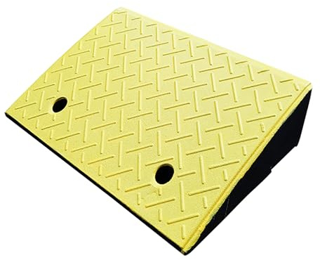 YCYHXJB Rampa per Disabili, Rampa Marciapiede con Superficie Antiscivolo Testurizzata per Scooter, Auto, Camion, Moto, Carrelli, Carico di 15 Tonnellate(48 * 32 * 11CM/18.9 * 12.6 * 4.3IN)