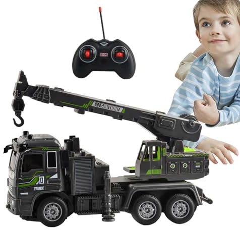 Pelle télécommandée, Voiture de construction mécanique électrique, Jouet de voiture d'ingénierie, véhicule à moteur vraiment cool, mini chariot élévateur 4WD, jouets d'excavatrice télécommandés pour