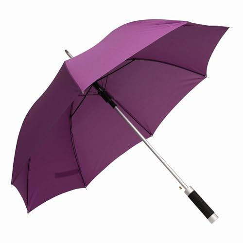 Preiswert&Gut Stockschirm Automatik 103cm für Herren und Damen Farbwahl | Fiberglas Speichen, Sturmfest, Öffnung per Knopfdruck