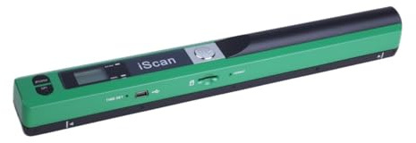 IScan Handscanner A4-Dokumente, schneller HD-Scan mit 900 DPI, kabelloser USB-Anschluss for Arbeit, Studium, Fotos, Belege, Scannen von JPG/PDF, Word/Excel(6mm)