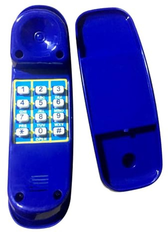 QUXVUIS Kids Climbing Frame Accessories Toy Telephone Inspiring Fun Adventures With Endless Imaginative Play Outdoors Kids Childrens Play Toy Telephone, Blue, 21.5x6x8cm