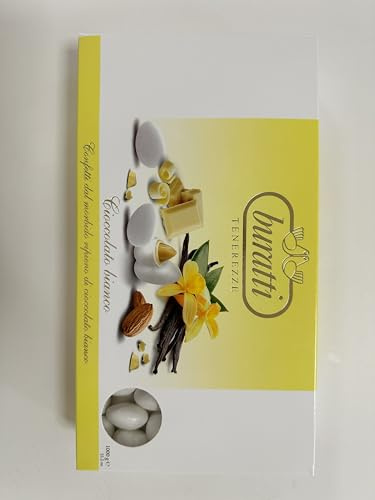Buratti Confetti Dragées à l'amande Recouverte de Chocolat Tendresses goût Vanille 1 Kg