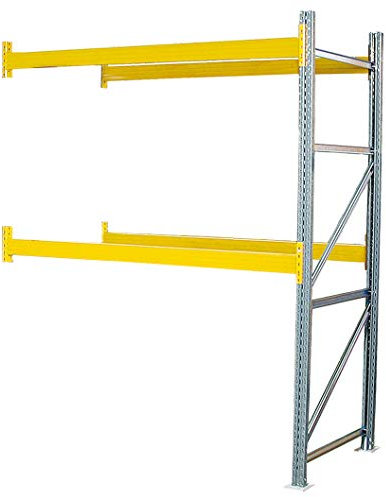 BRB Anbauregal zu Palettenregal, 2 Paar Tragbalken, BxTxH 1885x1100x3000 mm, Fachlast 2400 kg/Tragbalkenpaar, Stecksystem, erweiterbar