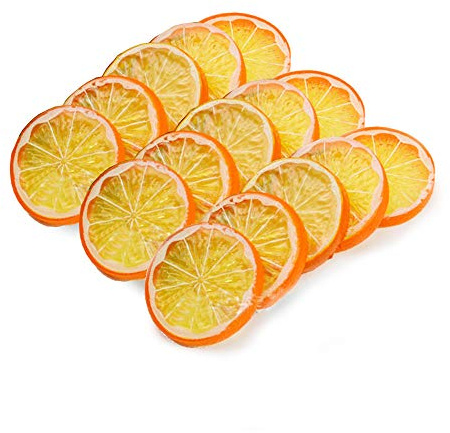Best Artificial 15 Obstscheiben Dekoration Küche Zuhause Display Prop (15 Orangenscheiben)