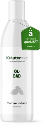 Kräutermax Melisse Indisch Ölbad Badezusatz Entspannungsbad 250 ml