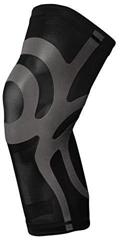 Antar AT53040 L Knie Bandage mit Tapes, Große, schwarz, 70 g