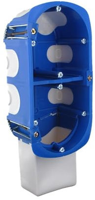 Boite d'encastrement double avec poche pour micromodule version appareillage - BLM