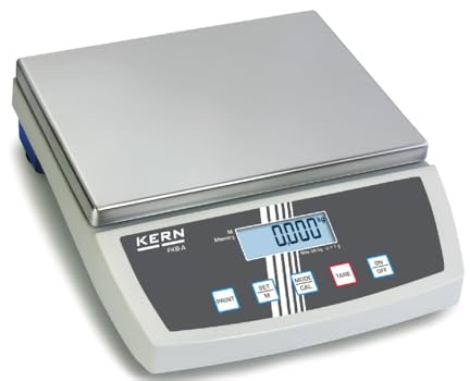 KERN Tischwaage FKB 30K1-2023e, Wägebereich 30 kg, Ablesbarkeit 1 g