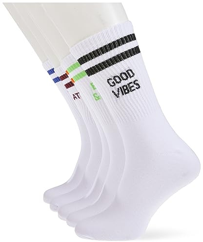 JACK & JONES JACSTATEMENT TENNIS SOCKS 5 PACK