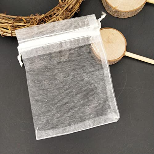 50 Stück 30 x 40 35 x 50 große Organza-Beutel Schmuckverpackung Geschenk Süßigkeiten Hochzeit Party Goodie Verpackung Gastgeschenke Beutel Ziehbar Beige 15 x 20 cm -SH317-50, andere