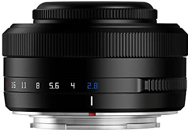 TTArtisan 27mm F2.8 Metal Bodied Auto Focus AF Lens Compatible with Sony E Mount - Black