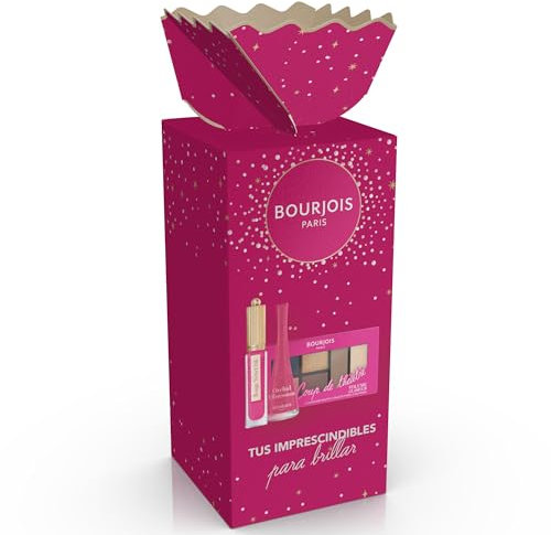 Bourjois Lippenstift Velvet Ink 07 + Nagellack 1 Seconde 51 + Lidschattenpalette Coup de Théatre