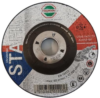SCHRUPPSCHEIBE A 24 S – STAHL 125