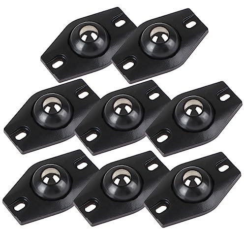 NIYANGLE 8 Piezas Ruedas autoadhesivas polea pegajosa de rotacion ruedas giratorias as de electrodomésticos palo sobre as con as a universal mini a aparato eléctrico