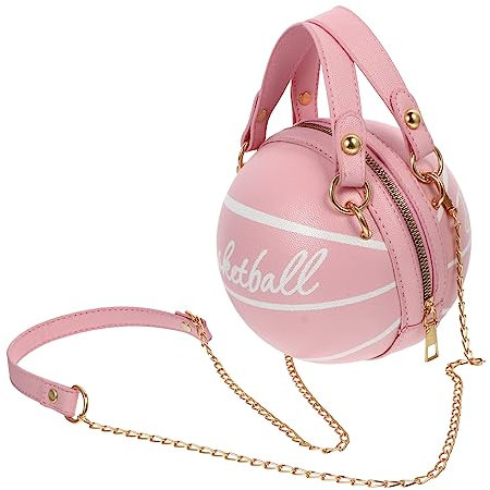 SAFIGLE Basketball Handtasche Damen Kreative Schultertasche Aus Pu Kleine Umhängetasche Mode Mit Druckdesign Als Handtasche Tragbar Für Outdoor Für Handy Bargeld Schlüssel Kosmetika