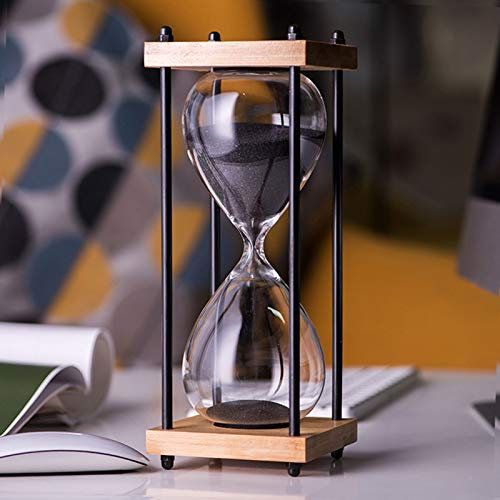 Sablier – Horloge de sable décorative pour bureau, maison, anniversaire, thé et café – Minuteur élégant pour la décoration de bureau et la gestion du temps