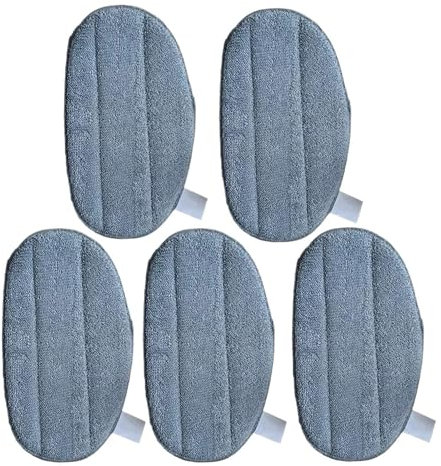 TUITA 5 Almohadillas De Repuesto Compatibles con Leifheit. Reemplazo De La Cubierta De La Escoba Y El Limpiador A Vapor 11911 For Aspiradora Barredora.