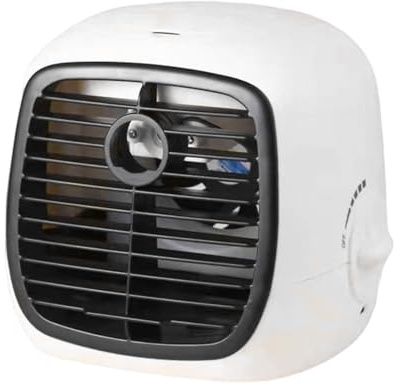 Bärbar luftkonditionering, multifunktionell USB-kylluftfuktare med tyst, perfekt för inomhustält, skola, gym, trädgård, resor, utomhusbruk, 7,87 x 7,09 x 6,89 tum