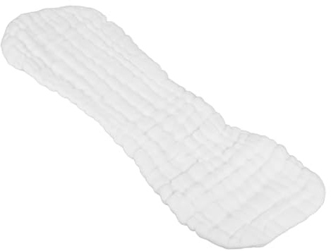 OFFSCH Reusable Cotton Gauze Diapers for Newborn Baby with High Absorbency and Peanut Shape Design, Soft and Washable Cloth Diaper Inserts Suitable for Baby Diapering