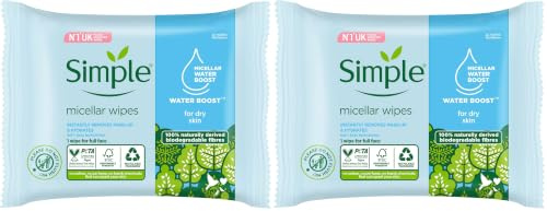 Simple Micellar Wipes 20 (Pack of 2)