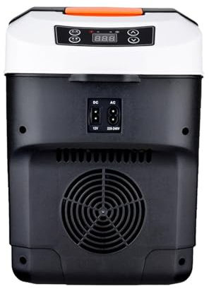 Wisylizv 10L Temperature Control Version Outdoor Camping Refrigerator – Car And Home Dual-Use Mini Refrigerator | 10 Liter Portable Fridge And Freezer | 12 V 110 V 220 V Electric Cooler For Trucks