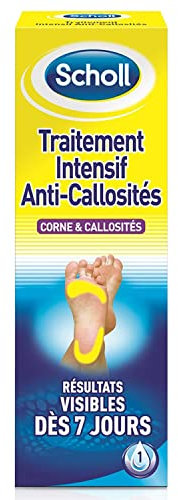 Scholl Crema Piedi Trattamento Intensivo Anti-Callosità e Corno, 75 ml - Cura Molto Secca e Danneggiata, Base Acido salicilico, Per Zone Callose, Ammorbidisce Corno Pied, Risultati Visibili 7 Giorni