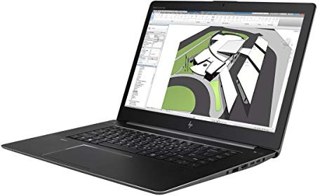 Hewlett Packard 1HQ52AW#ABD Laptop (Intel Core i7-7820HQ, 8GB RAM, NVIDIA Quadro M1200, Win 10 Pro) Space Silber