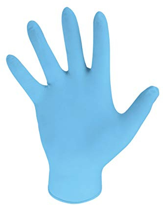 HandSafe Powder Free Blue Nitrile Examination Gloves Xtra Large (Box of 100) (GN83XL)