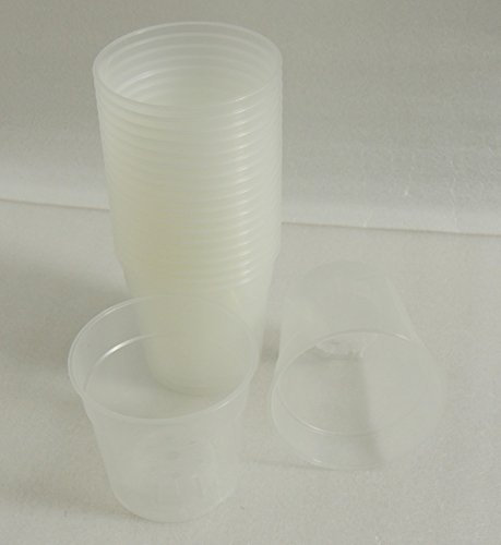 Fuchs seit 1895 Lot de 20 pots à orchidées avec fond spécial - Transparents - Différentes tailles - Couleur : transparent - Diamètre : 15 cm
