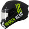 Broken Head Motoradhelm Adrenalin Therapy X4 - Sportlicher Integralhelm - Schwarz-Weiß Matt - Größe M (57-58 cm)