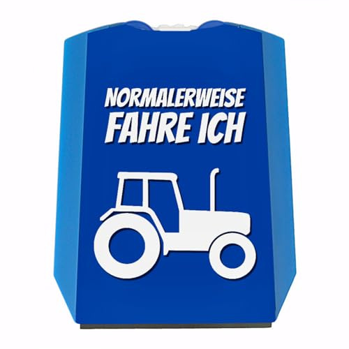speecheese Parkscheibe mit Spruch: Normalerweise fahre ich Traktor Geschenk für einen Traktor-Fahrer zum Geburtstag oder als Mitbringsel zum Führerschein tolle Geschenkidee