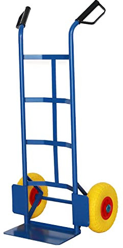 Rhino Racking - Heavy Duty Sack Truck in Blue - Reinforced Industrial Steel - Max Load 325kg
