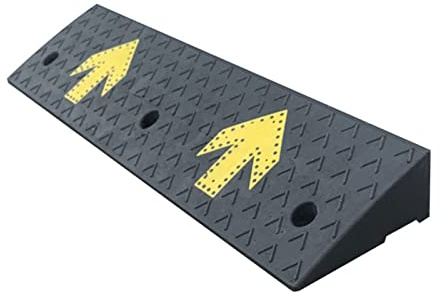FANOYA Bordsteinrampe 15cm Hoch, Schwellenrampe Auto, rutschfeste und Verschleißfeste Bordsteinrampen für Die Autoauffahrt, für Auto, Rollstuhl, Motorrad