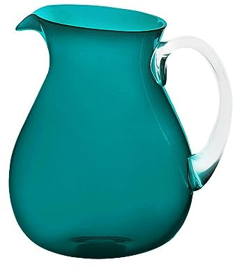 Caraffa Brocca da Acqua Vino Infrangibile Plastica Dura Colore Verde Petrolio Pitcher Memento Synth Zani
