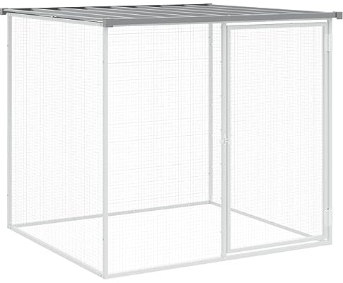 Tidyard Hühnerkäfig mit Dach Hühnerstall Kleintierkäfig Hühnerhaus Geflügelstall Kleintier Käfig Hühnervoliere Hühnergehege Gehege Hühner Freilaufgehege Kleintierstall 403 x 98 x 90 cm (L x B x H)