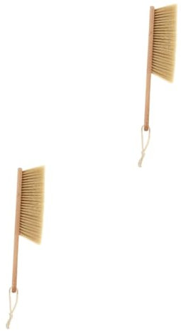 Beaupretty 2pièces Brosse Anti-poussière Multifonctionnelle pour Nettoyage De Lit Et Meubles Outil Pratique pour Éliminer La Saleté à Jaune