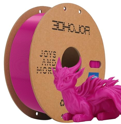 3DHoJor PLA Filament 1.75mm, 1kg 3D Drucker Filament PLA, Maßgenauigkeit +/- 0,02 mm, ultraschnelle Filament 3d Druckmaterialien, Vakuumverpackung,für FDM 3D Drucker, Lila